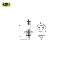 КРУШКА Hella H4 +50% светлина 55W 12V